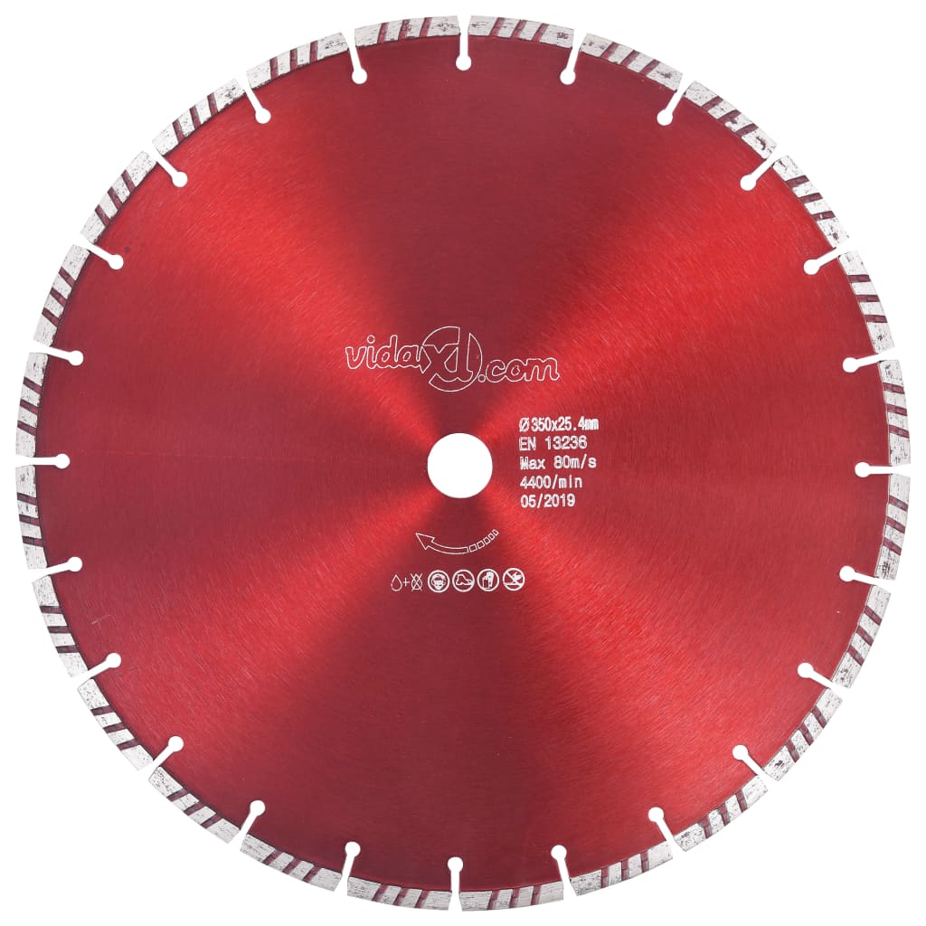 Diamond Cutting Disc with Turbo 300 mm Diamond Cutting Disc