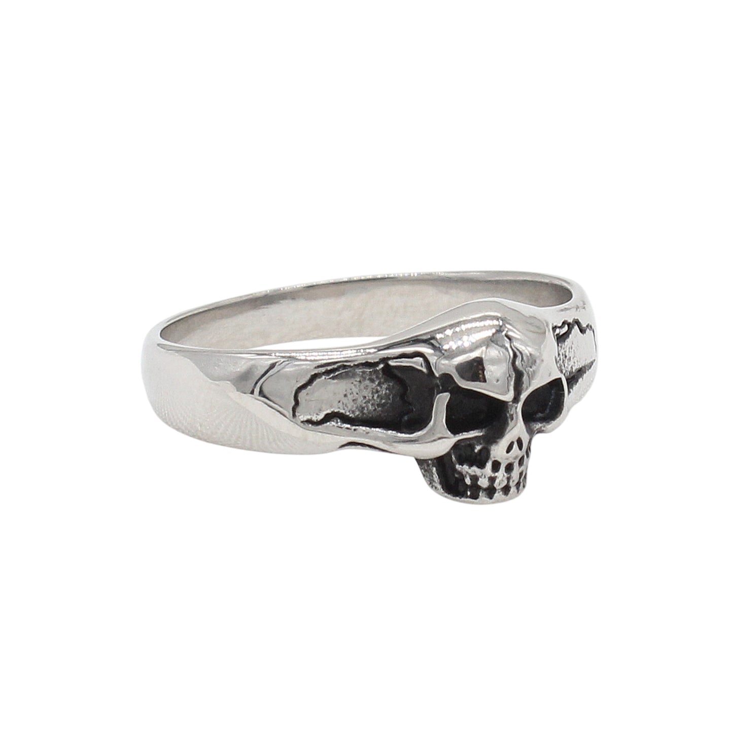European And American Style Personalized Vintage Skull Titanium Steel Ring