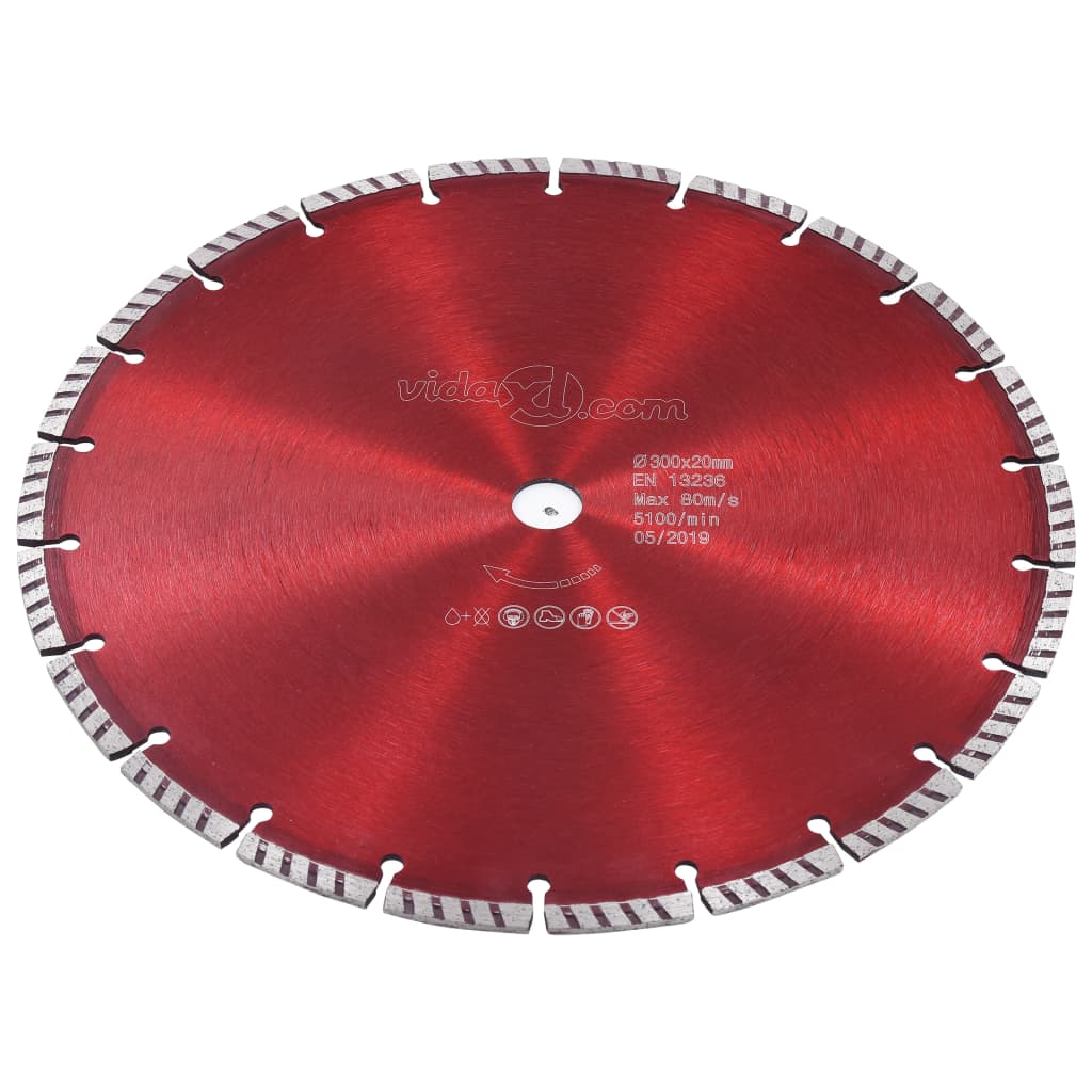 Diamond Cutting Disc with Turbo 300 mm   Diamond Cutting Disc