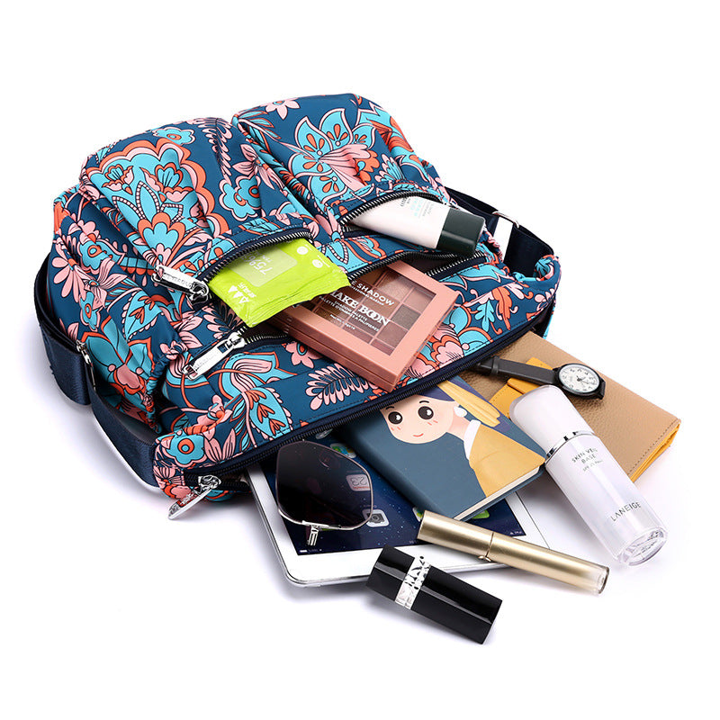 Large-capacity Multi-layer Shoulder Bag Nylon Crossbody Bag