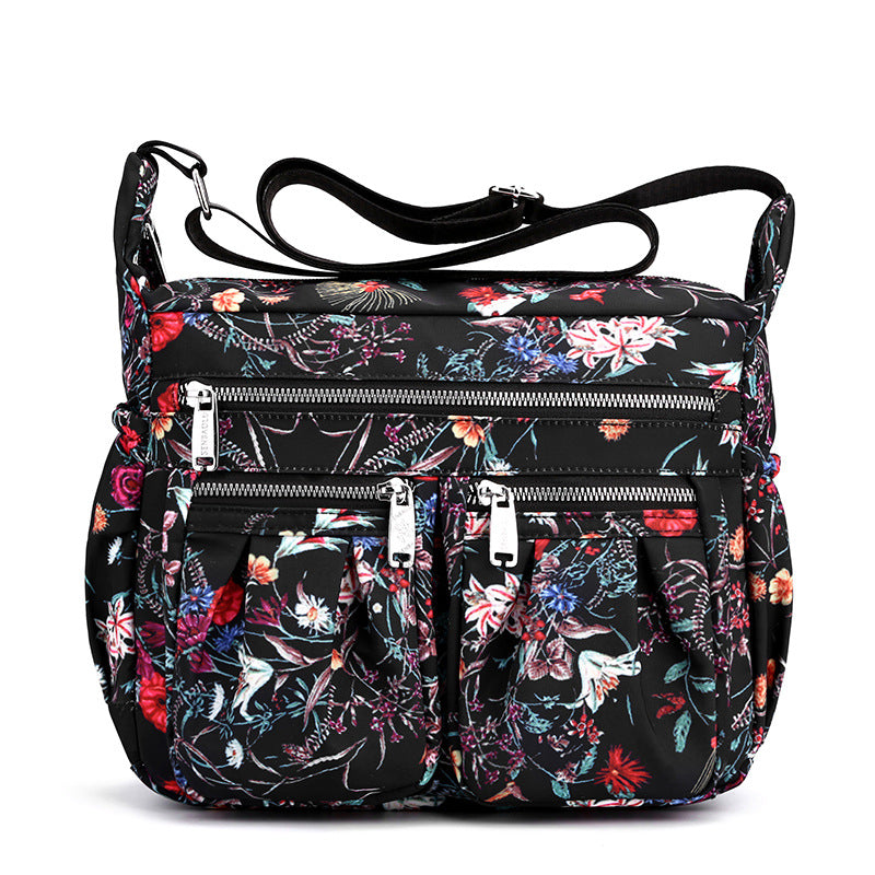 Large-capacity Multi-layer Shoulder Bag Nylon Crossbody Bag
