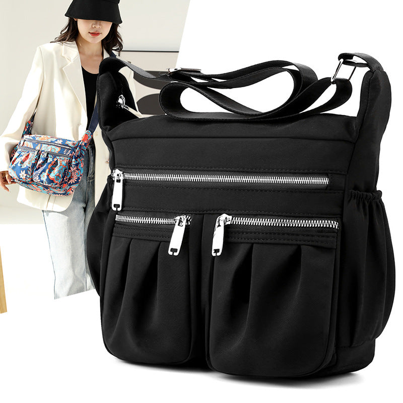 Large-capacity Multi-layer Shoulder Bag Nylon Crossbody Bag