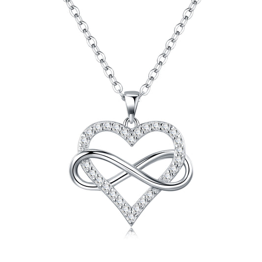 A Luxurious And Fashionable Minimalist Jewelry Pendant Necklace Featuring Top-quality Moissanite, Made Of S925 Silver Electroplated With Platinum.